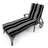 72" x 22" Outdoor Chaise Lounge Cushion with Ties and Loop-1239056431