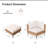 4 Pieces Sectional Seating Group With Cushions-359862108