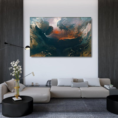 ArtDirect Martin, John Gallery Wrapped Canvas Art Titled: The Great Day of His Wrath