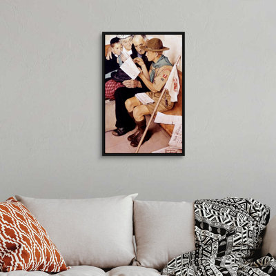 Art mural sur toile Norman Rockwell
