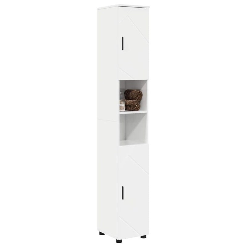 Bathroom Cabinet, High Gloss White