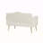 CREAM WHITE  2 SEATER SOFA