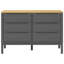 Solid Wood Rectangle Accent Chest-1430989775