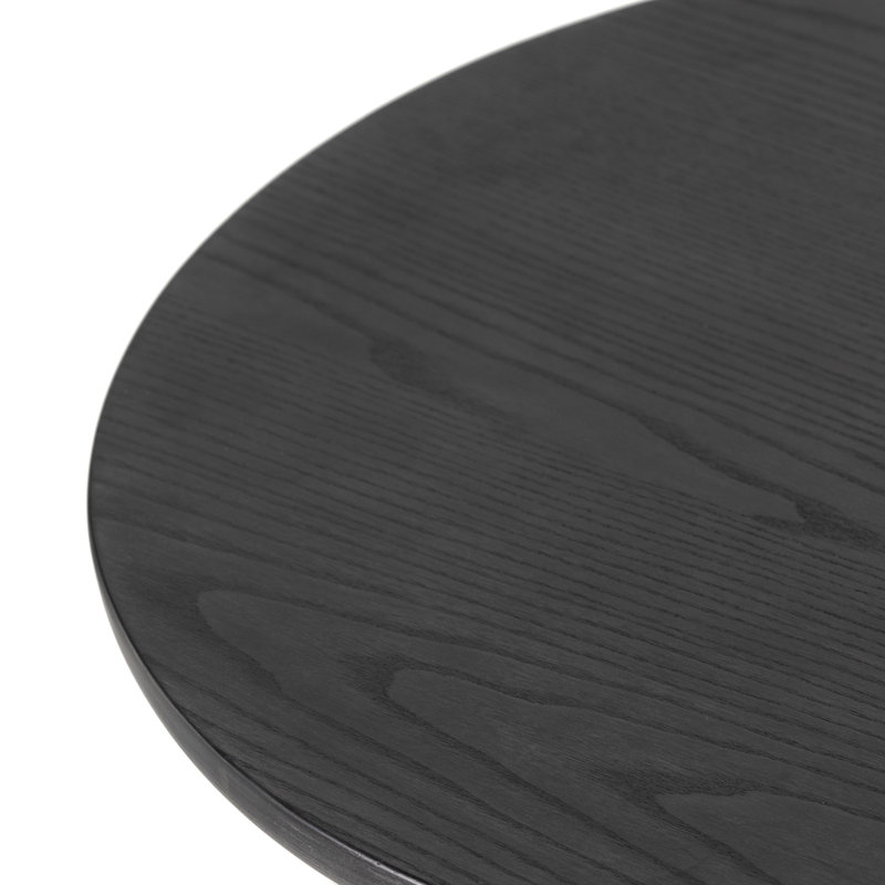 Merla End Table, Black Wash Ash Veneer, 17.75" H x 21.75" W x 21.75" D