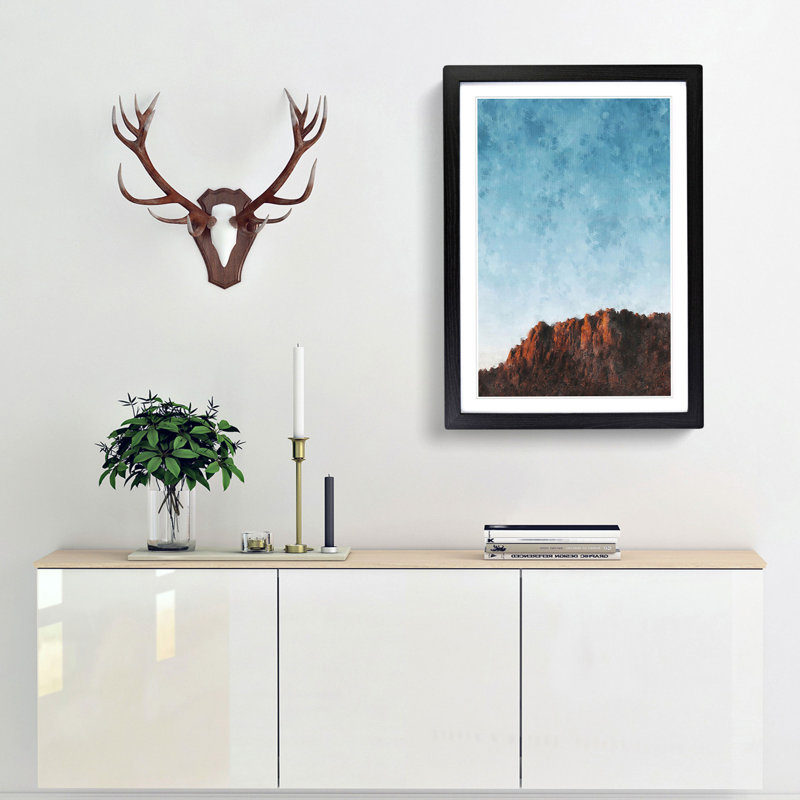 Joshua Tree National Park - Framed Print, Black Framed, 45cm H x 33cm W x 2cm D