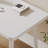 White Creamy Style Desk solid wood home study tabl-247866465