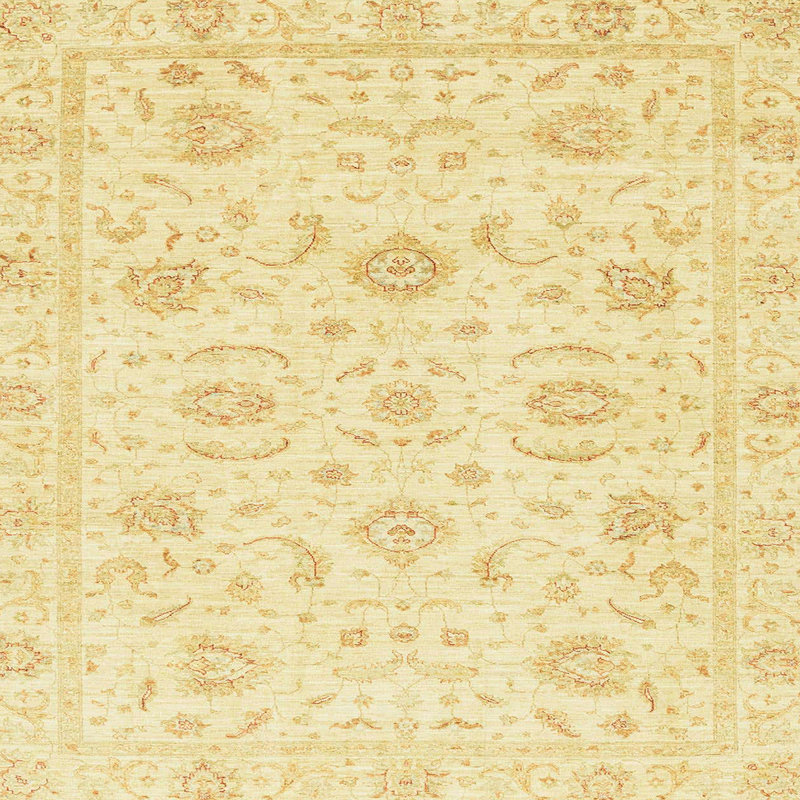 Tapis abstrait moderne 3481, Carré 7 pi