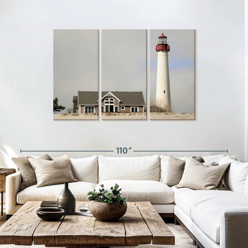 Cape may lighthouse Aletra, H 48 po x l 74 po