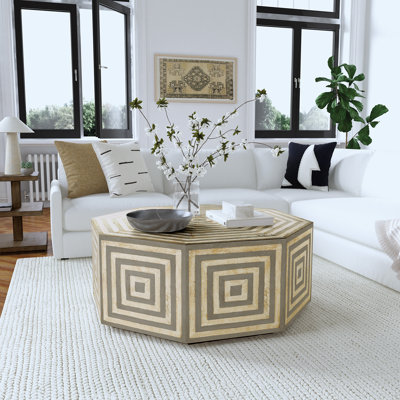 Chiseling Solid Wood Coffee Table