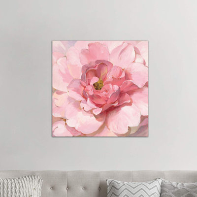 Blushing Peony by Danhui Nai - Wrapped Canvas Painting