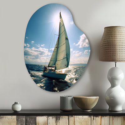 Amillya - Voile en forme de poire, art mural asymétrique en métal