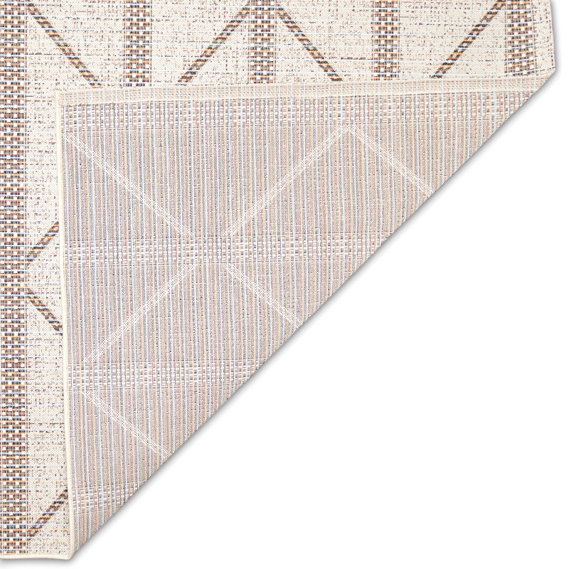 Tapis ivoire intérieur / extérieur Avena, Rectangle 3 pi 3 po x 4 pi 11 po