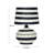 Catharine Positano Striped Papier Mache Table Lamp-272334902
