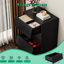 Commode 4 tiroirs noire - Solution de rangement polyvalente et polyvalente à 4 armoires