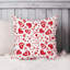 Housses de coussin typographiques et citations «Valentines Love Hearts I Love Quotes»-261890297