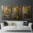 Floral Study  Series  CLXIX  -Premium Gallery Wrapped Canvas Set -Ready to Hang-780046703