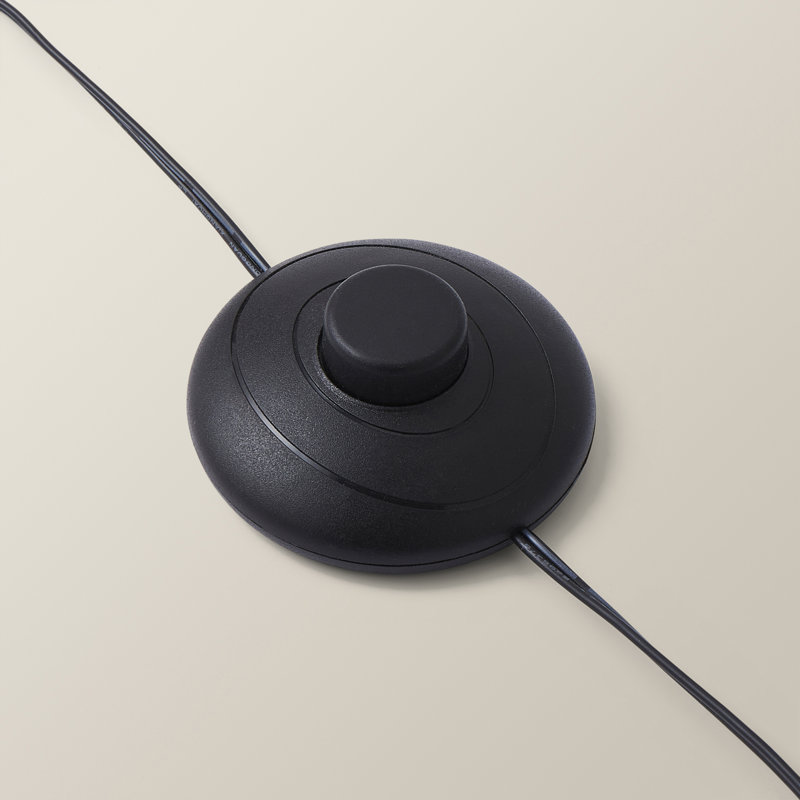 113.5cm Matte Black LED Novelty Floor Lamp
