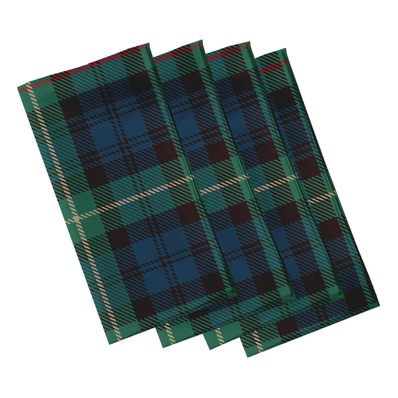 Ensemble de serviettes 4 pièces Kordell, Bleu marine