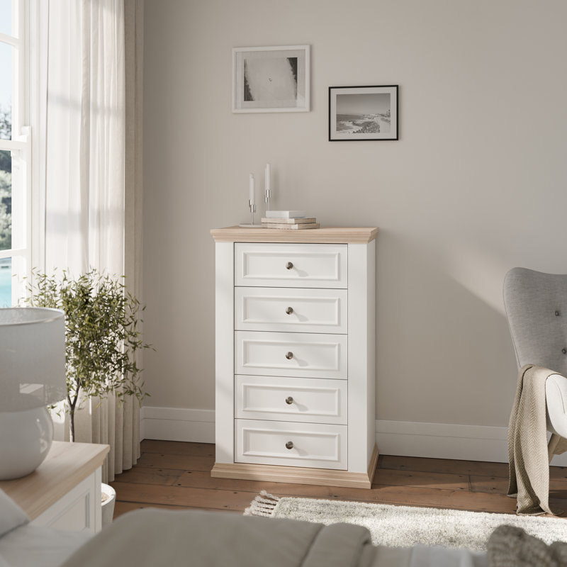 Rectangle Accent Chest, White