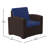 Alderman Faux Rattan Chair with All-Weather Cushion-714059138