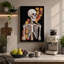 Skeleton Among Leaves Boho - Wrapped Canvas-1889358095-1889358090
