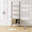 Andrea 72.44" H x 24" W Ladder Bookcase-819295097