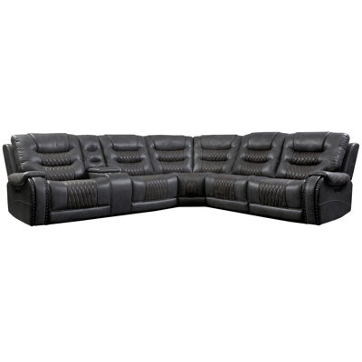 Canapé modulaire inclinable électrique 6 pièces Naseer