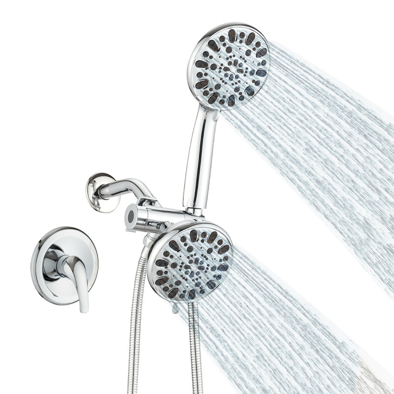 All-In-One Kit with Rough in-Valve, Chrome