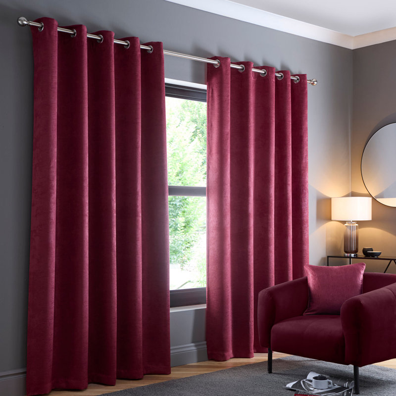 Strata Square Throw Cushion With Filling, Wine