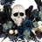 24in. Halloween Skull Wreath