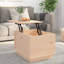 Coffee Table 35 Cm Solid Wood Pine-55910302-55910303