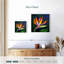 Fleur exotique d'oiseau du paradis sur toile-250156346