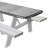 Vinyl Picnic Fited Tableclth Rectangle 48X24 Black-673318967-708027632