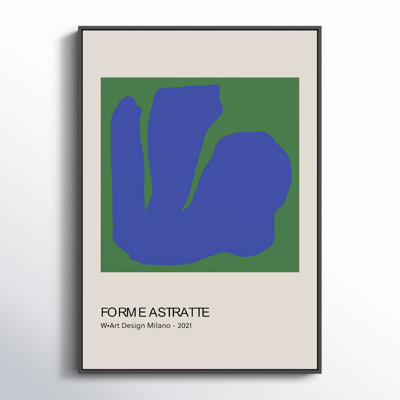 Forme Astratte Blue & Green by Romina Gadler