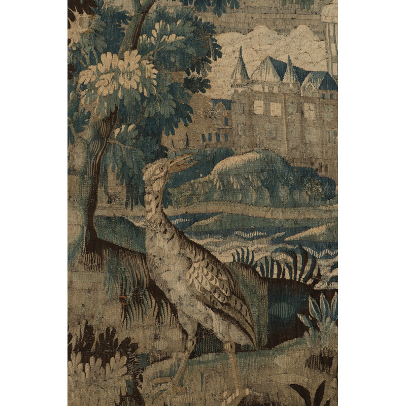 European, Antique One-of-a-Kind 9'X15'6 Area Rug