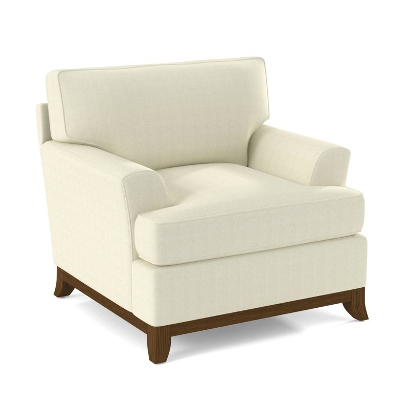 Oaks Way Armchair, Havana, Snow Crypton Performance; 0884-91