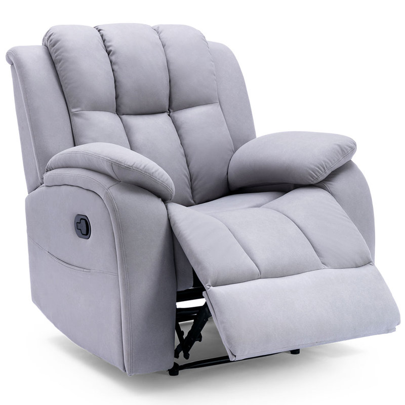 Krikoris Ergonomic Recliner, Grey, Manual