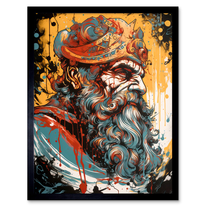 Bravoramos Ares God Of War Greek Mythology Battle Deity - Single Picture Frame Print