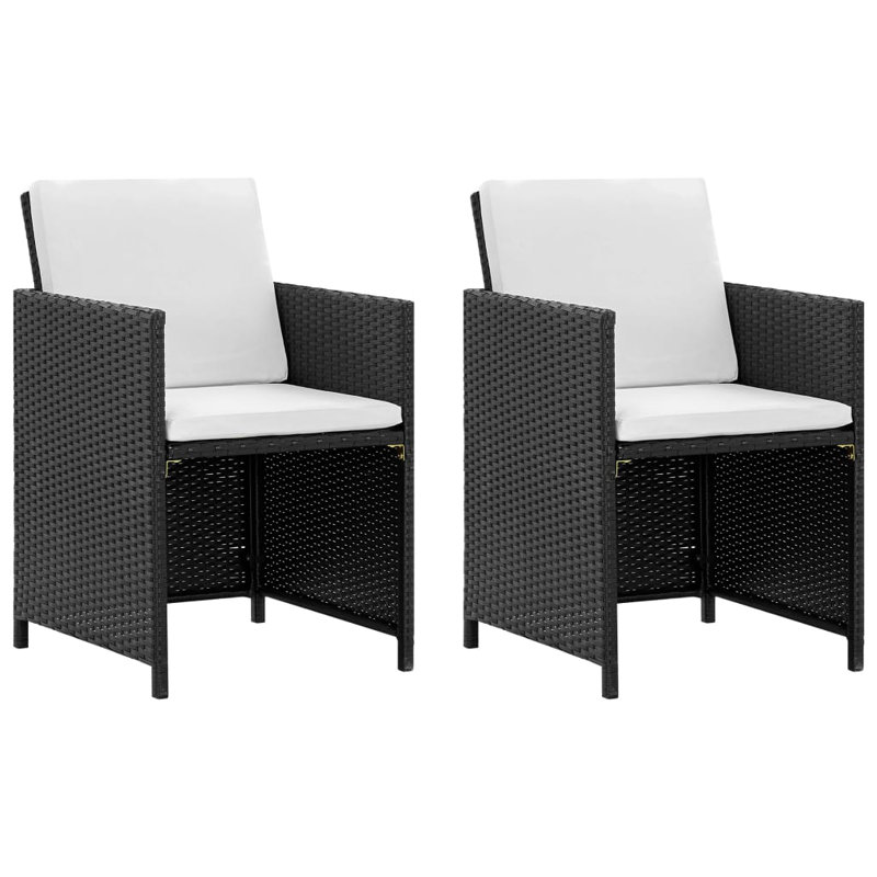 Ensemble repas 5 pièces pour patio avec coussins