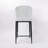 Upholstered Faux Leather Counter Stool with Steel Frame