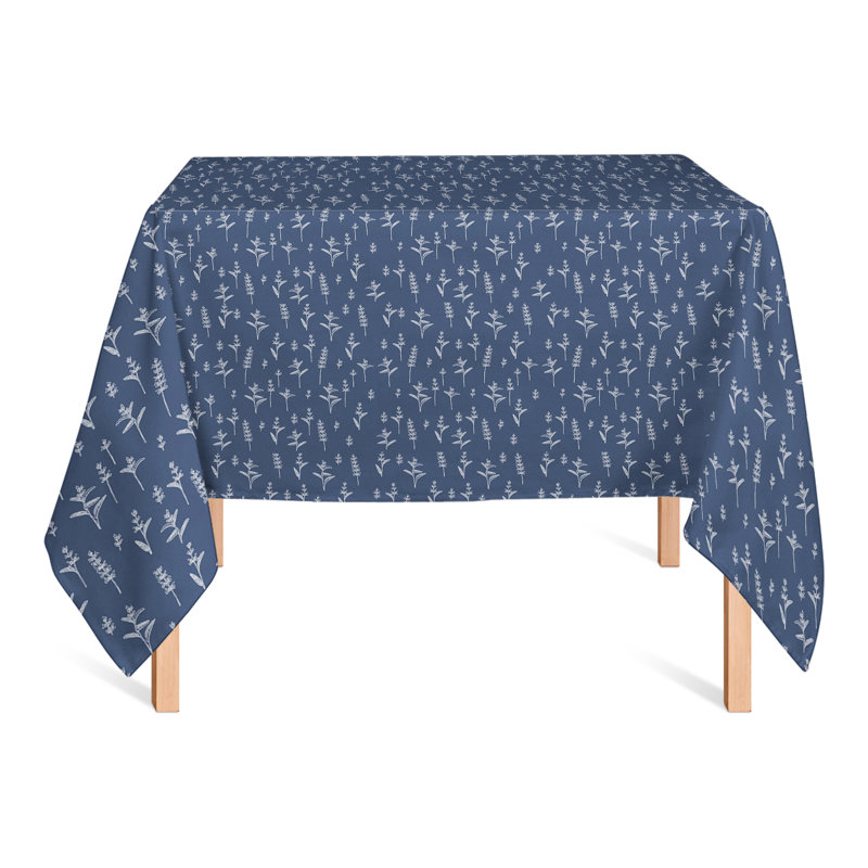 Aniyla Floral Polyester Tablecloth, 58" L x 58" W