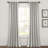 Bruno Cotton Blend Semi Sheer Curtain Pair-874922585-874922587