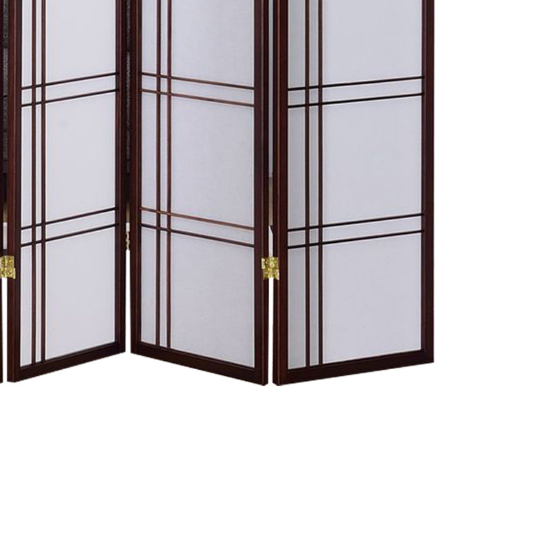 Cloison pliante Keitez, 4, Rouge, 6 pi