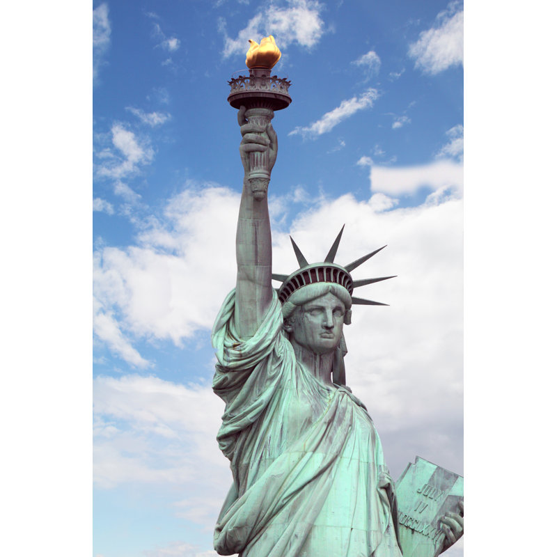 Lady Liberty by JudyDillon - Wrapped Canvas Print, 76cm H x 51cm W