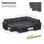 Grand canapé-lit modulaire avec repose-pieds Seybert-101956944