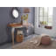 Eile 130cm Solid Wood Top Console Table
