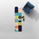 Glory Geometric Handmade Tufted Wool Blue/Green/Light Orange Area Rug