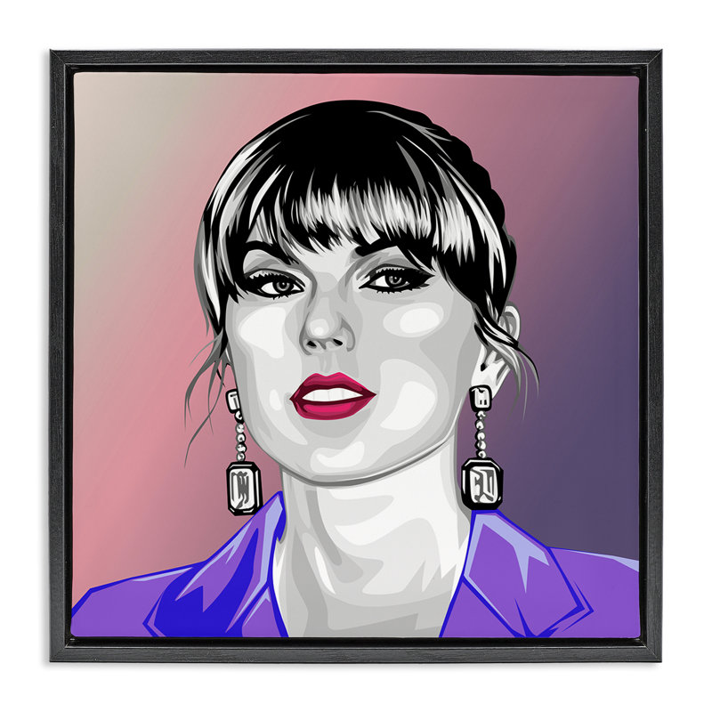 "Taylor" par Birch & Ink, H 18 po x l 18 po, Cadre flottant orme Montalcino