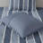 3 Pieces   Striped Cotton Comforter Set