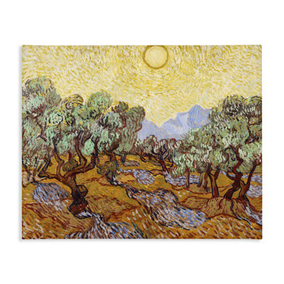 Olive Trees Van Gogh Canvas, design by Vincent Van Gogh